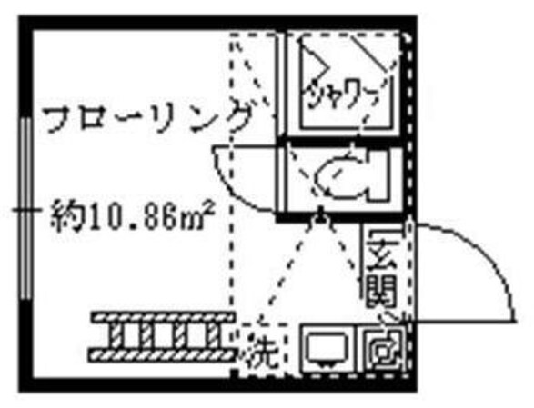 鷺ノ宮駅 徒歩10分 1階の物件間取画像